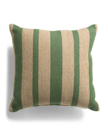 22x22 Georgia Faux Straw Outdoor Pillow | TJ Maxx