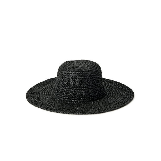 Time And Tru Women's Woven Straw Hat | Walmart (US)