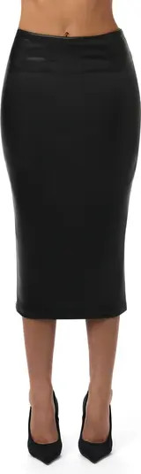 Faux Leather Midi Skirt | Nordstrom