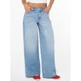 Celebrity Pink Women's and Women's Plus Slouchy Wide Leg Jean with Back Buckle, Sizes 1-24 | Walmart (US)