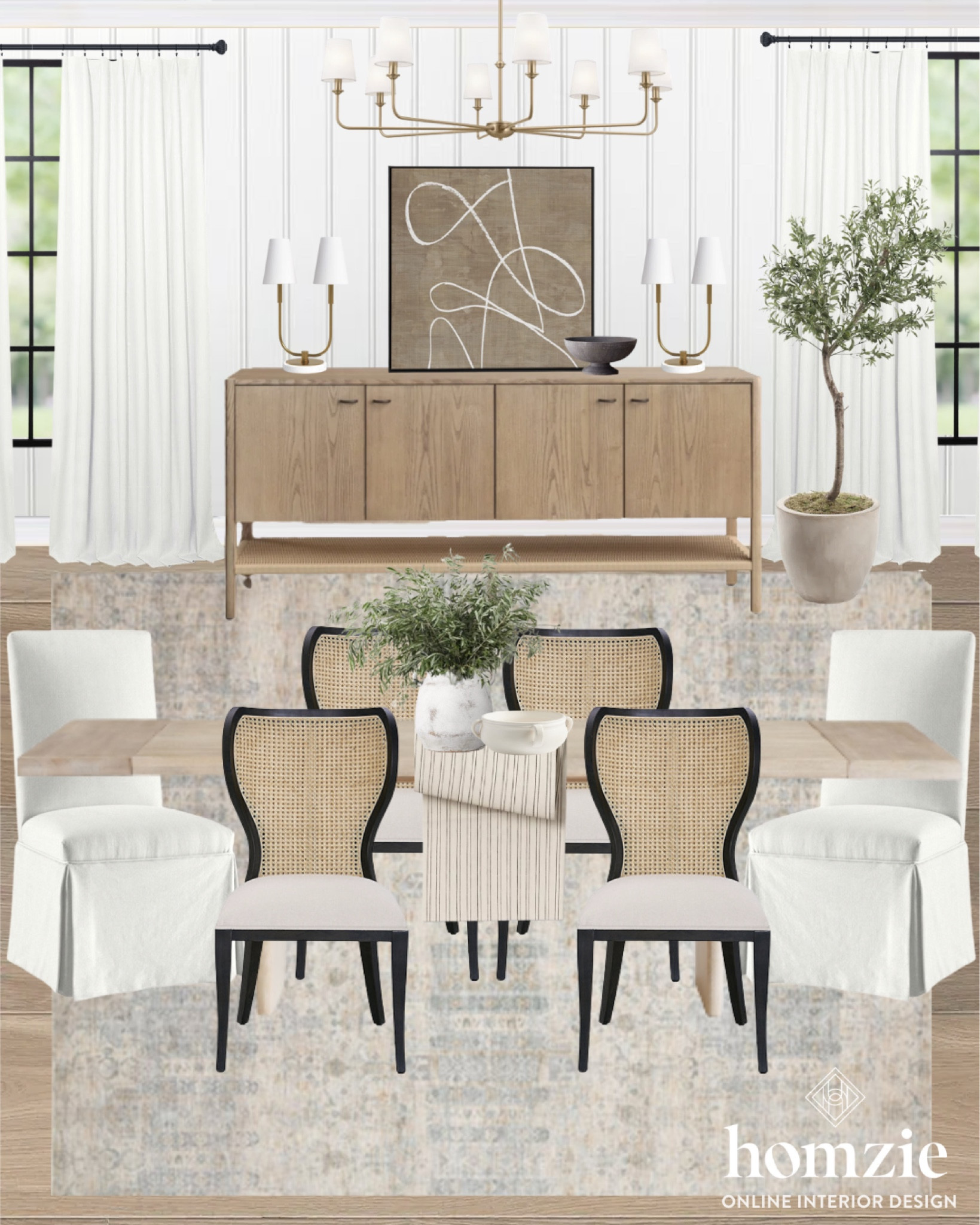 Neutral dining room design with mix & match chairs  

#LTKSale #LTKhome #LTKstyletip