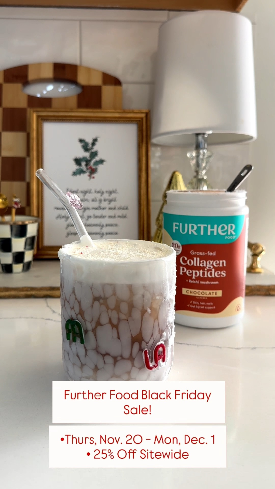 Further Food Black Friday Sale! 25% off sitewide! @furtherfood #furtherfood . Collagen peptides.

#LTKSaleAlert #LTKmorningroutine #LTKHoliday