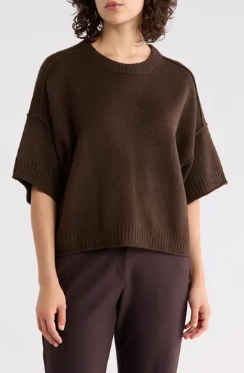 Exposed Seam Drop Shoulder Sweater | Nordstrom Rack