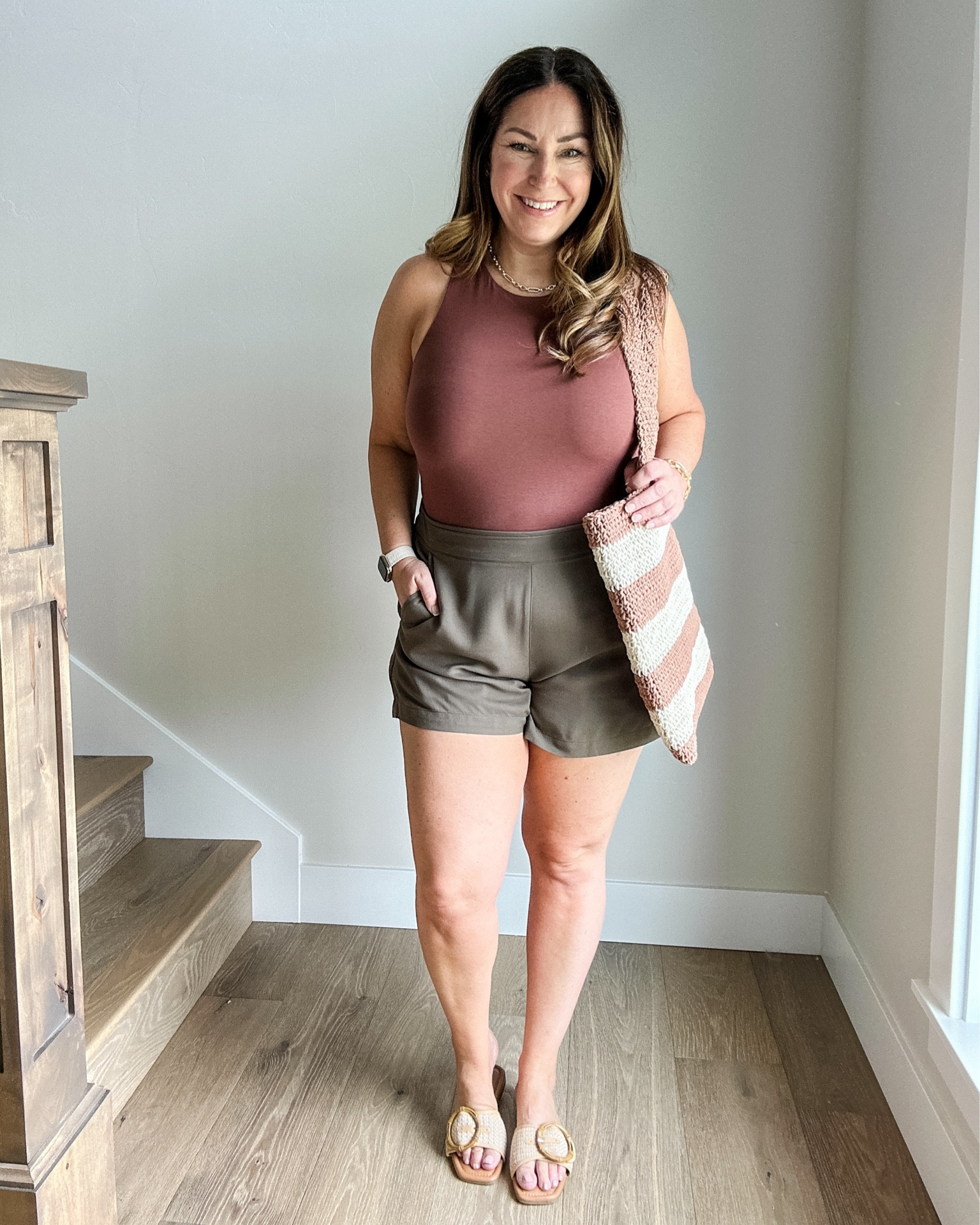 Summer outfit with old navy shorts on sale for $15

Fit tips: bodysuit tts, L // shorts, L 

summer style midsize summer look tote bag green shorts casual summer outfit casual midsize outfit therecruitermom

#LTKMidsize #LTKOver40 #LTKSaleAlert