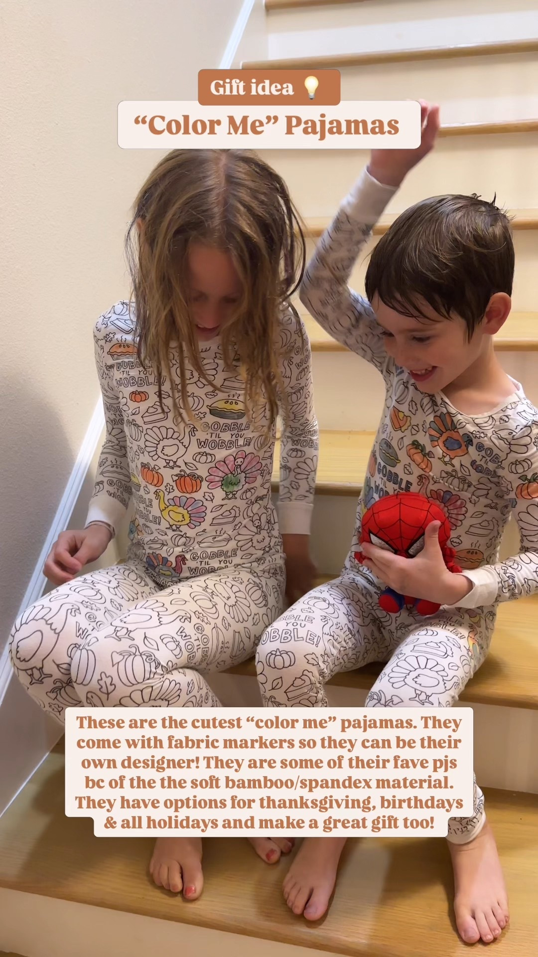20% off at Caden lane & let me tell you, I’m a sucker for personalized /customized gifts. 🤩 these turkey pjs are the softest kids pjs!!! 

Great gift idea for kids or grandkids! They have lots of seasonal/holiday & birthday color me pajamas. My kids love getting to color their own pajamas! 

#LTKFamily #LTKKids #LTKSaleAlert