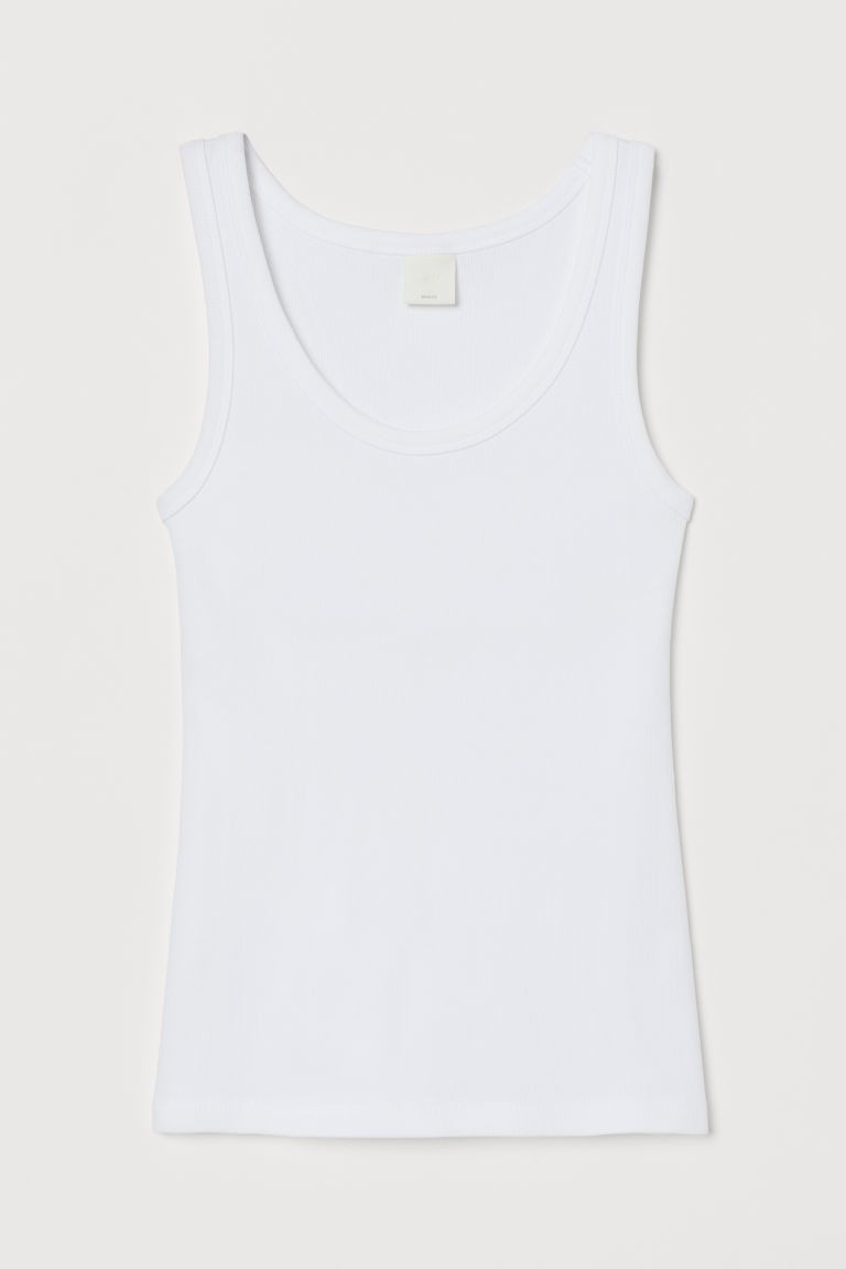 Geripptes Tanktop | H&M (DE, AT, CH, NL, FI)