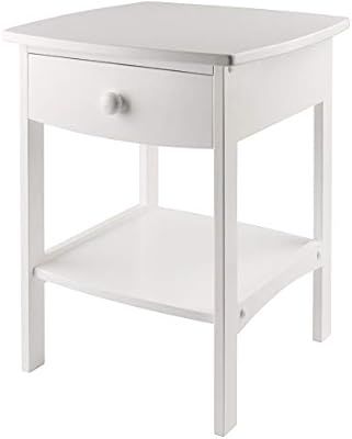 Winsome Wood Claire Accent Table, White | Amazon (US)