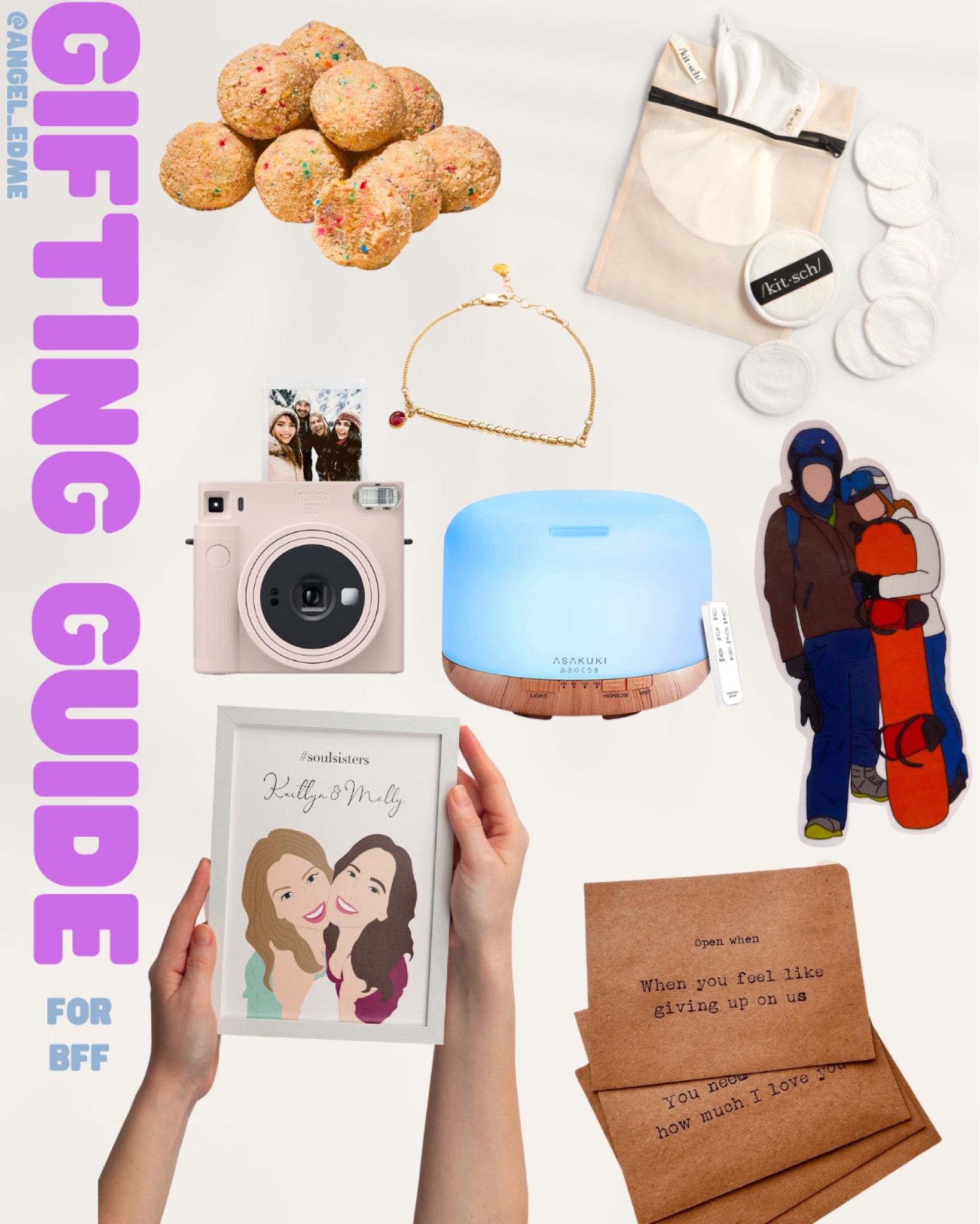 How could we ever forget our BFFs one shopping for holiday gifts. Here’s a list of some really cute gifting ideas for your closest friends.


#bff
#giftguide
#camera
#etsy
#beauty

#LTKHoliday #LTKSeasonal #LTKunder50