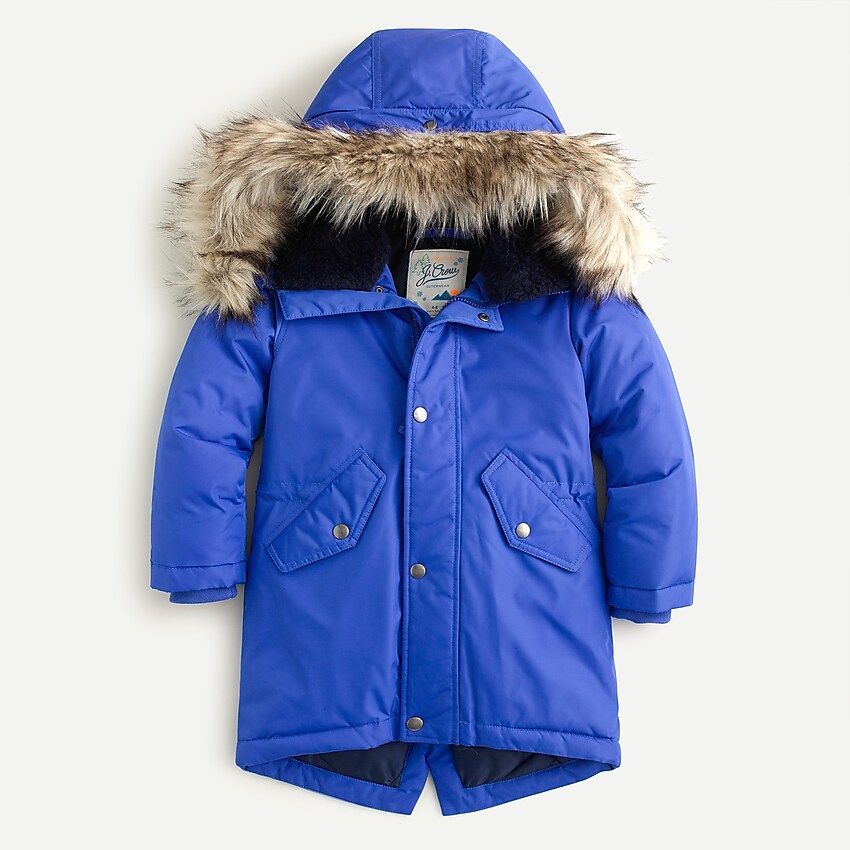 Kids' fishtail parka with eco-friendly Primaloft | J.Crew US