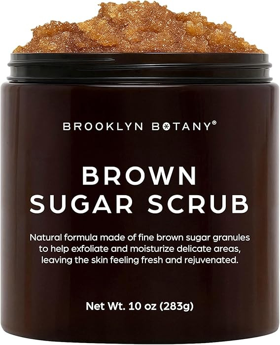 Brooklyn Botany Brown Sugar Body Scrub - Moisturizing and Exfoliating Body, Face, Hand, Foot Scru... | Amazon (US)