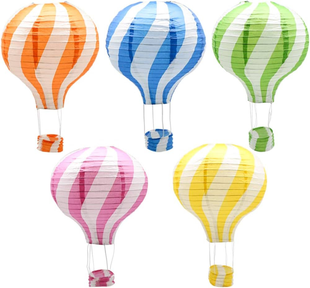 Hanging Hot Air Balloon Paper Lanterns Set, Party Decoration Birthday Wedding Christmas Party Dec... | Amazon (US)