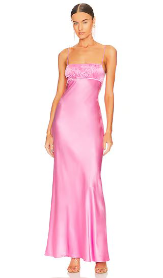 Amber Maxi Dress in Candy Pink | Revolve Clothing (Global)