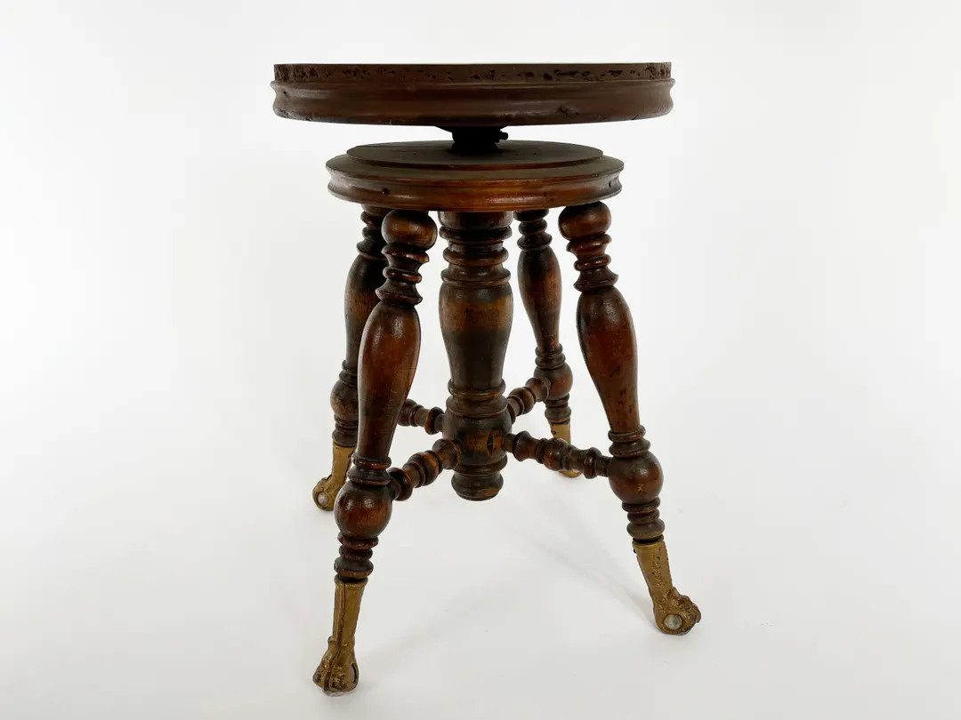 Antique Victorian Piano Stool | Etsy (US)