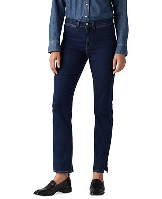 Women's High-Rise Tailored 724 Straight-Leg Jeans | Macy's