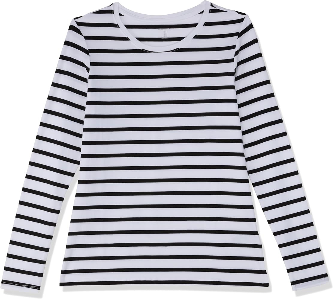 Amazon Essentials Women's Classic-Fit Long-Sleeve Crewneck T-Shirt (Available in Plus Size) | Amazon (US)