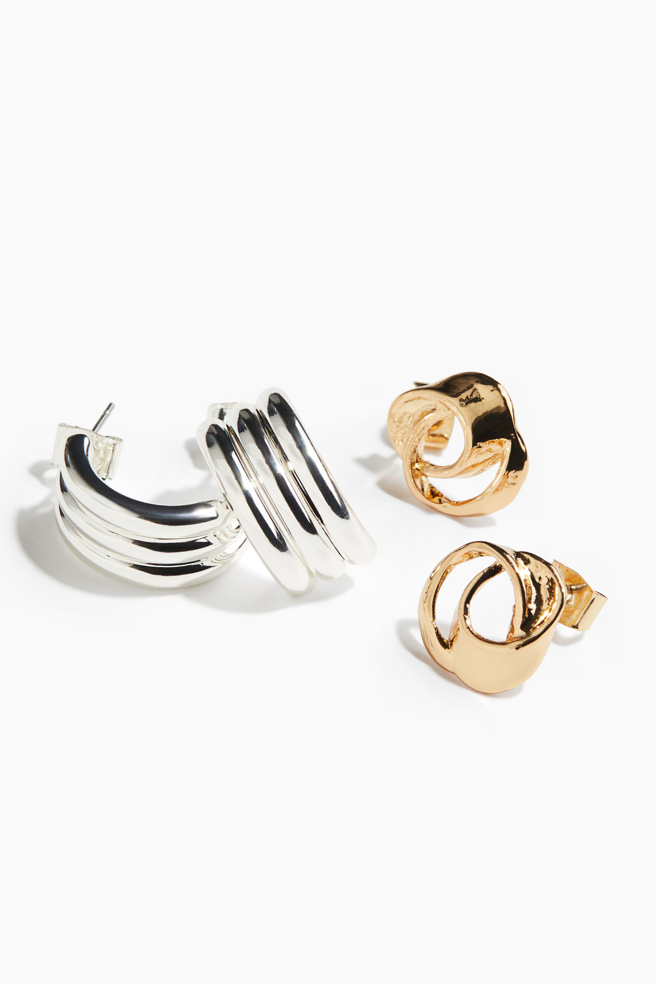 2 Pairs Earrings | H&M (US + CA)