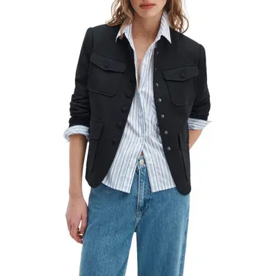 rag & bone Mercer Wool Jacket in Army at Nordstrom, Size 12 | Nordstrom