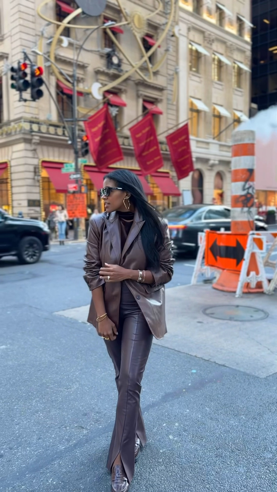 when in nyc it’s time for the chocolate brown leather suit 🧸💃🏾

#LTKTravel