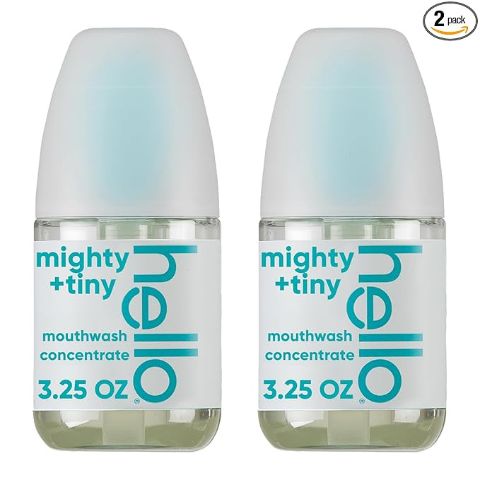 Hello Clean Mint Mouthwash Concentrate for Bad Breath, Alcohol Free Travel Size Mouthwash Made wi... | Amazon (US)