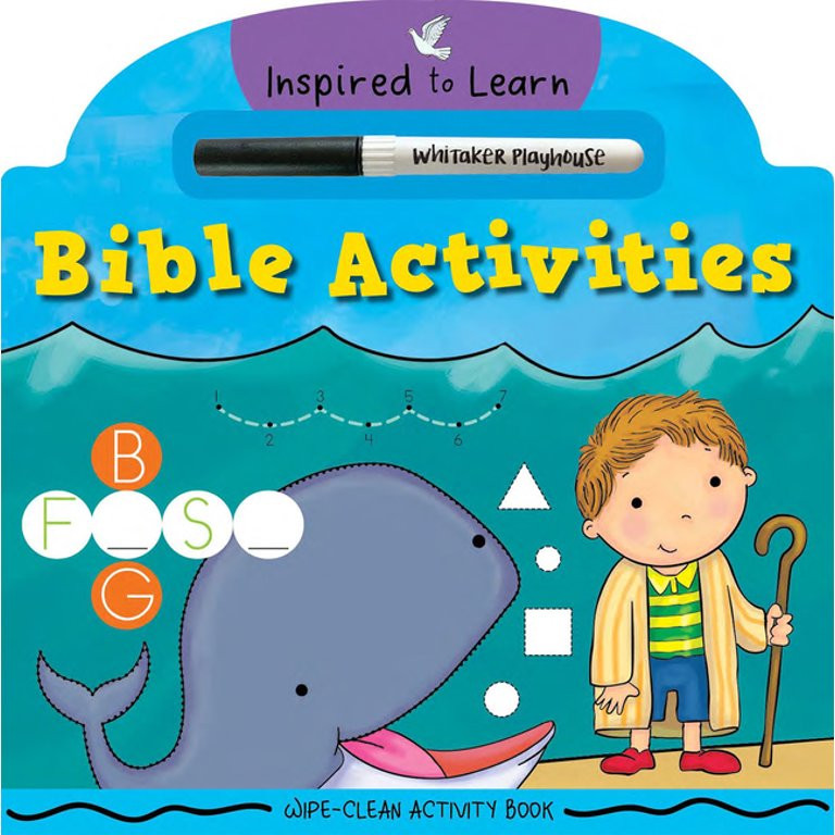 Bible Activities: Wipe-Clean Activity Book | Walmart (US)