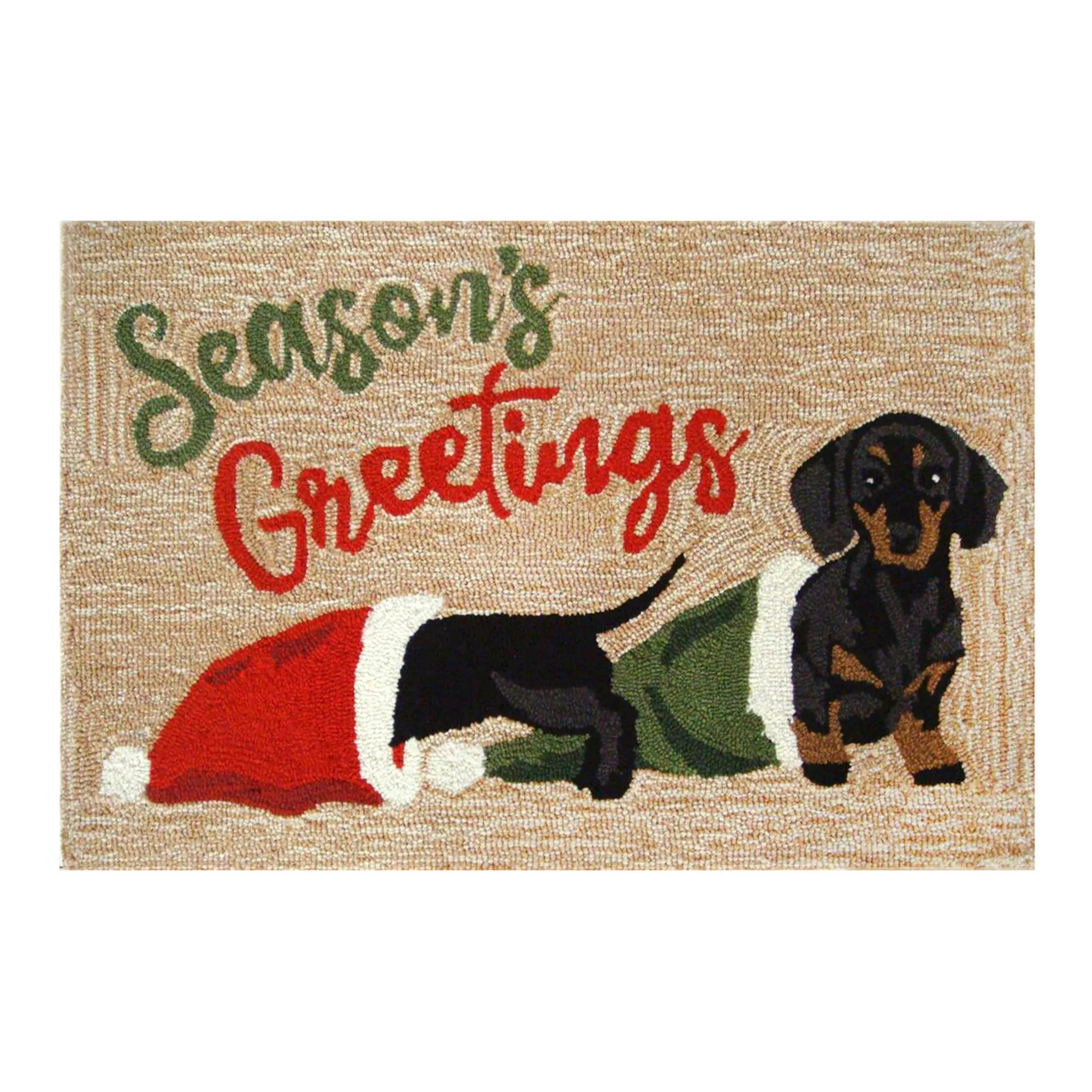 Liora Manne Frontporch Dachsund Greetings Indoor Outdoor Rug | Kohl's