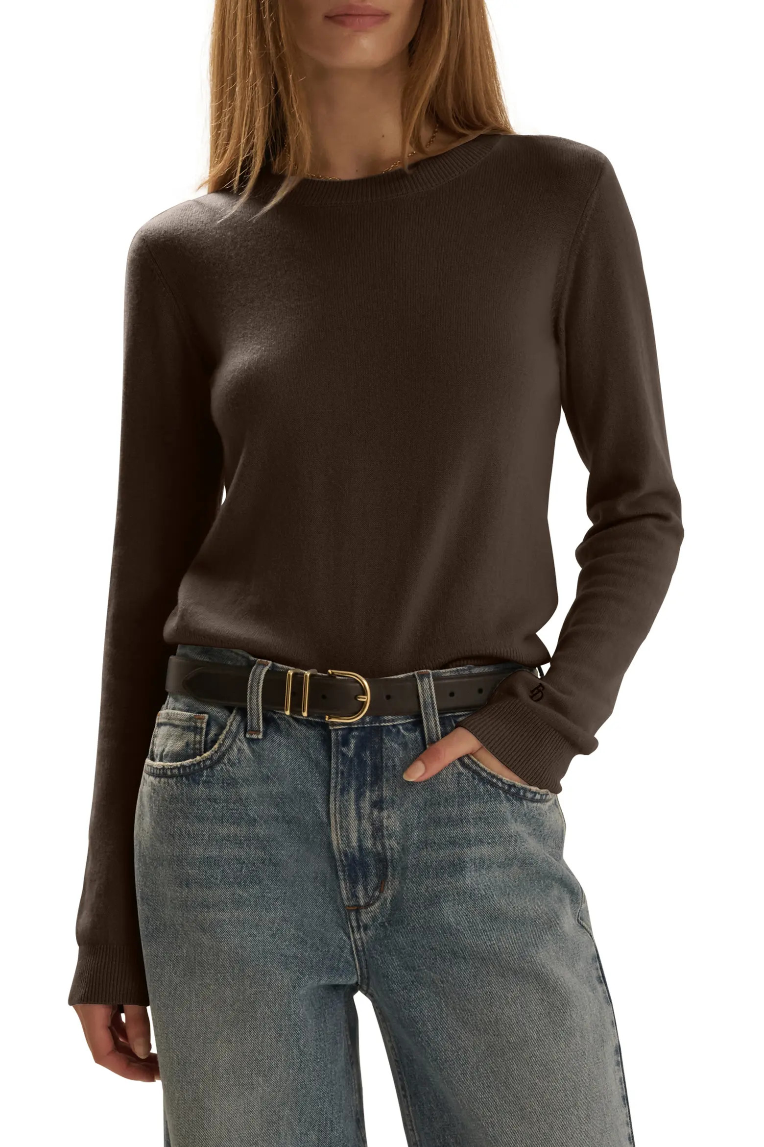 Favorite Daughter Cashmere Crewneck Sweater (Women) | Nordstrom | Nordstrom