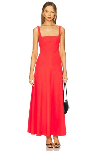 Bondi Born Avila Panelled Maxi Dress in Scarlet from Revolve.com | Revolve Clothing (Global)