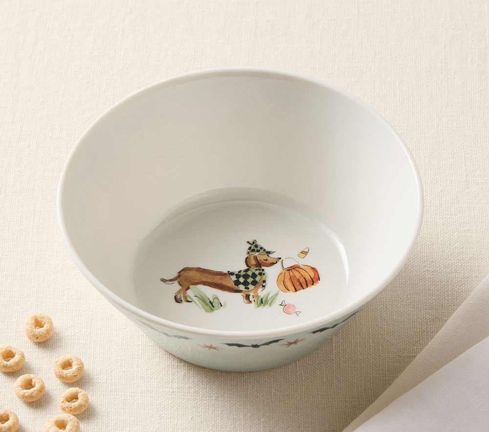 Riley Sheehey Halloween Melamine Bowl | Pottery Barn Kids