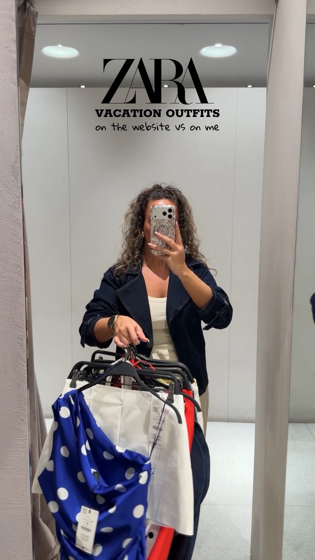 ZARA VACATION OUTFIT TRY ON HAUL 🌴✨

I’m a UK size 10, 5ft4 (32E bust) and I’m wearing the following sizes;
Red co-ord - medium top & small trousers (trousers come up big and the drawstring isn’t adjustable so I could have sized down to an XS)
Blue polka dot top - medium
White shorts - medium 
Yellow co-ord - small in both 
Black & cream contrast vest - medium (stretchy material) 
White asymmetric top - small
White barrel trouser - small
Polka dot co-ord - medium top, small trousers but I’d prefer a medium trousers  
Denim top - medium

Co-ord sets, white shorts, holiday outfits, Zara outfits, Zara try on haul, Zara haul, tailored shorts, denim, polka dots

#LTKsummer #LTKtravel #LTKstyletip