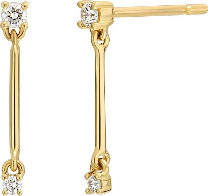 Icon Diamond Linear Drop Earrings | Nordstrom