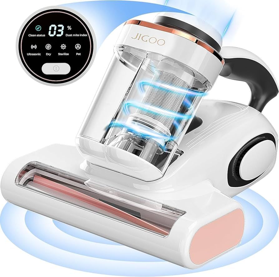 Mattress Vacuum Cleaner with Dust Sensor, Anti-allergen Bed Vacuum Cleaner with UV & Ultrasonic a... | Amazon (US)