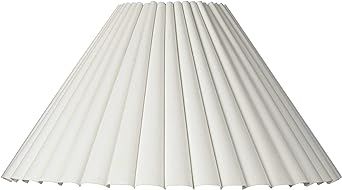 Large Box Pleat Empire Lamp Shade 7" Top x 20.5" Bottom x 10.75" High x 12.5" Slant (Spider) Repl... | Amazon (US)