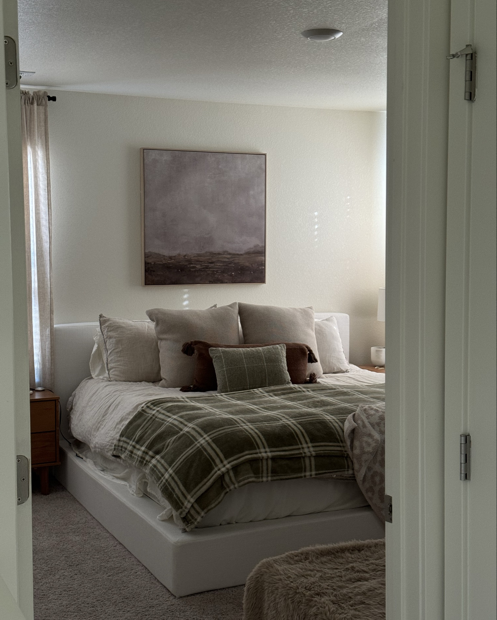 Our bed frame is from “Soft frame designs” but I linked a similar one here! 🤍 our bedding is Crate and Barrel in color Warm Natural! #LTKhome

#LTKSeasonal #LTKU