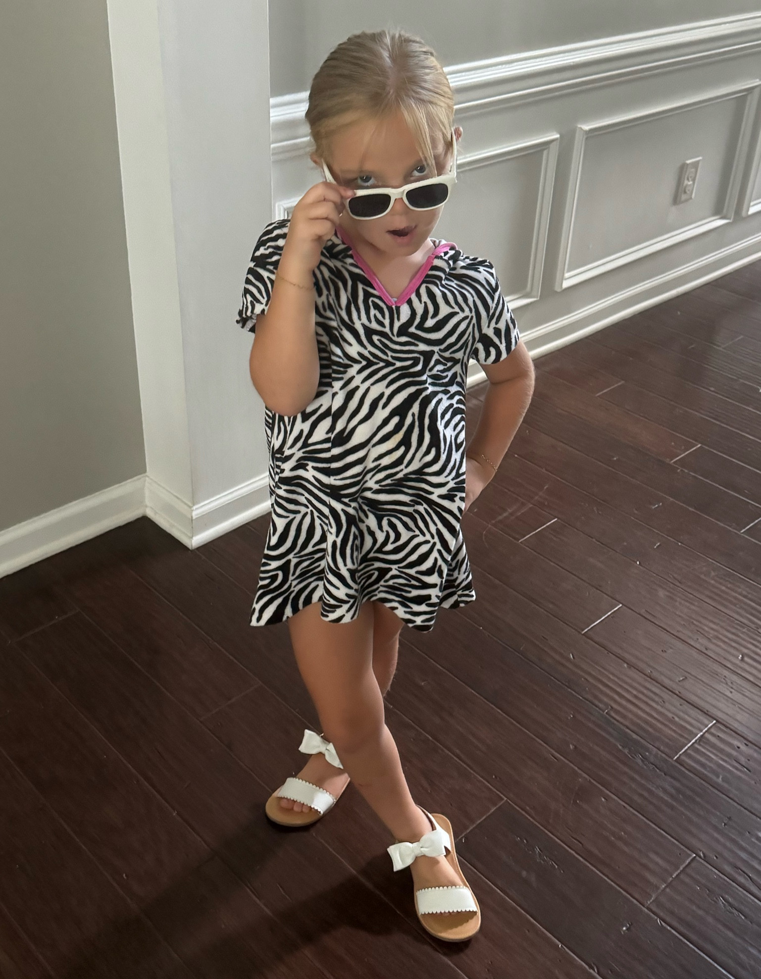 This kids swimsuit cover up is only $20! 🦓 

#LTKFindsUnder50 #LTKStyleTip #LTKKids