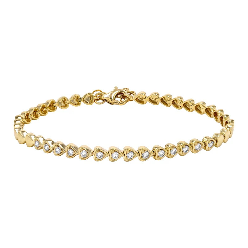 Heart & Diamond Bracelet | Lola James Jewelry