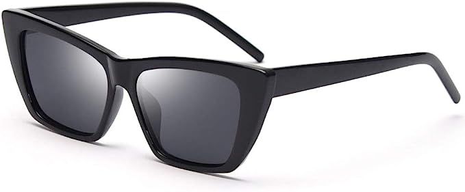 Square Cateye Sunglasses for Women Fashion Trendy Style Polarized UV Protection Vintage | Amazon (US)
