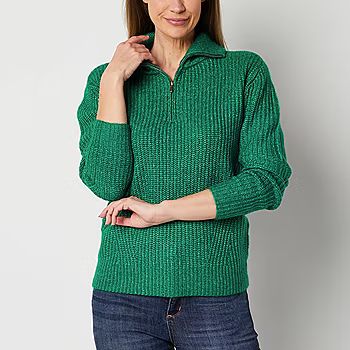 St. John's Bay Womens Long Sleeve Pullover Sweater | JCPenney