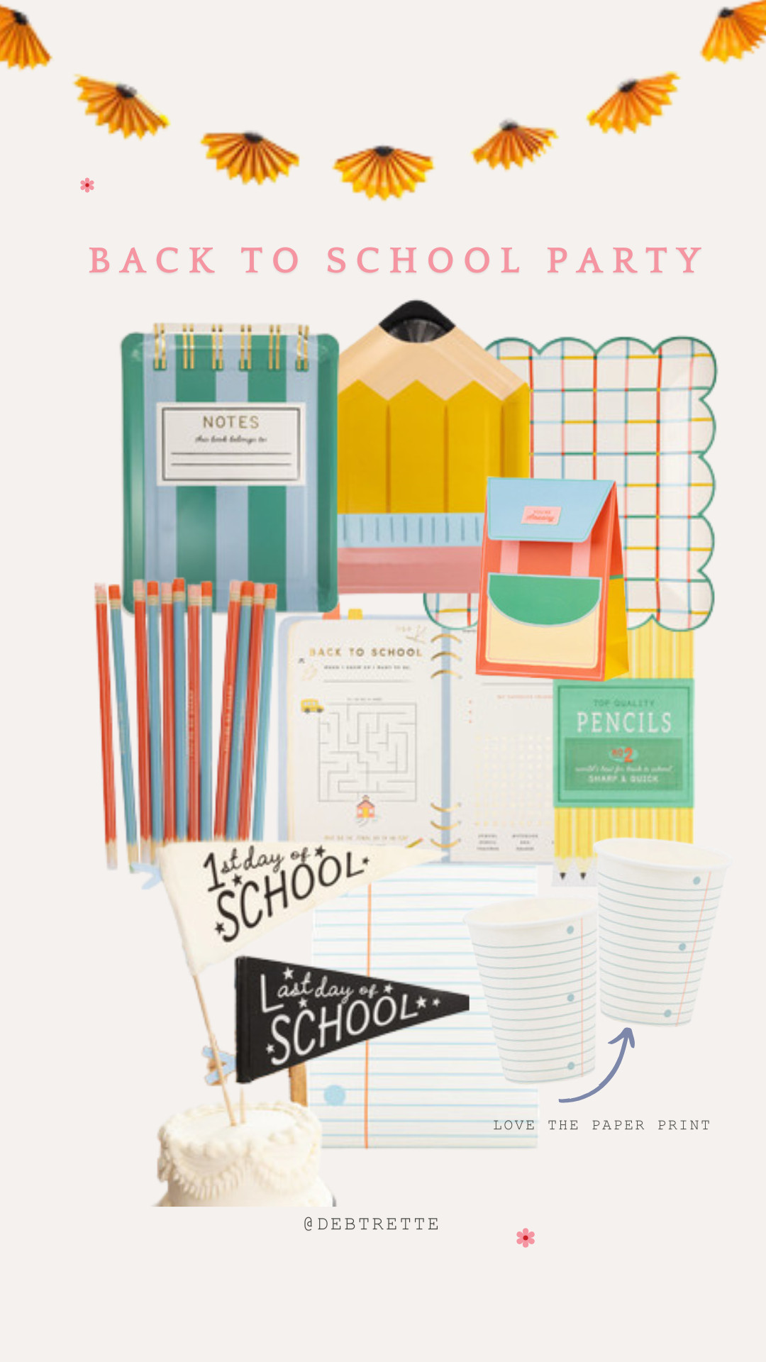 The cutest back to school party supplies from My Minds Eye 

 #LTKmomlife #LTKSeasonal #LTKKids