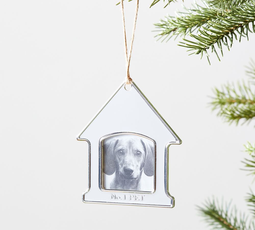 Engravable Silver-Plated #1 Pet Ornament | Pottery Barn (US)