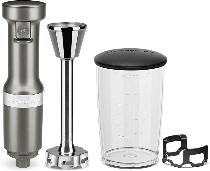 KitchenAid Variable Speed Corded Hand Blender KHBV53, Contour Silver | Amazon (US)