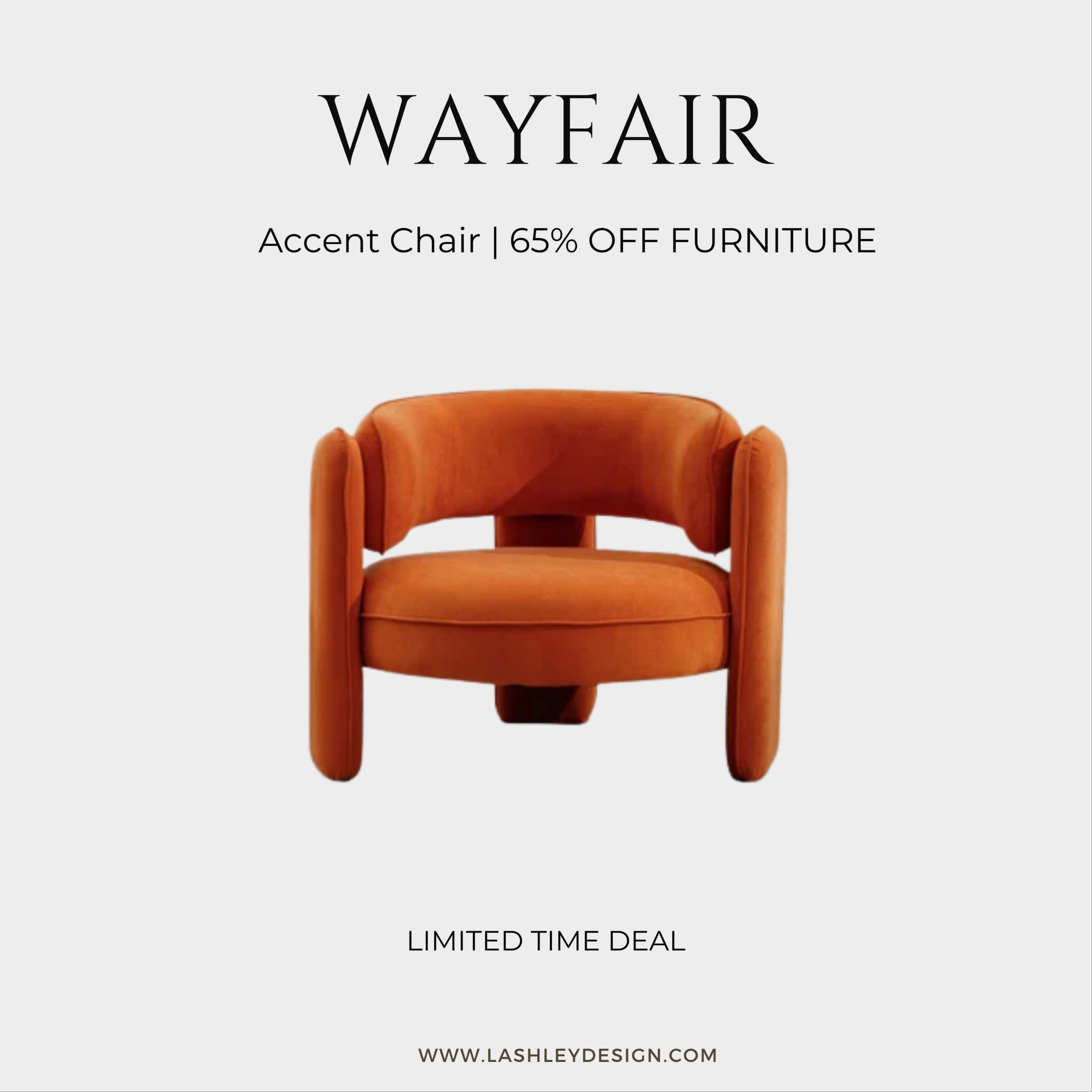 Snagged this amazing accent chair during Wayfair's HUGE 65% off furniture sale! Run, don't walk! #WayfairSale #AccentChair #FurnitureDeals

#LTKActive #LTKU #LTKSaleAlert