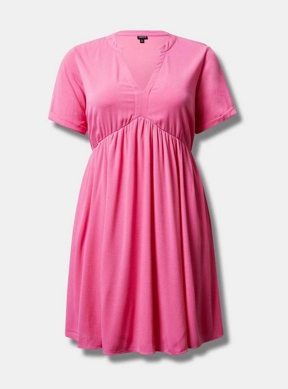 Mini Washable Gauze Hi Low Waist Tunic Dress | Torrid (US & Canada)