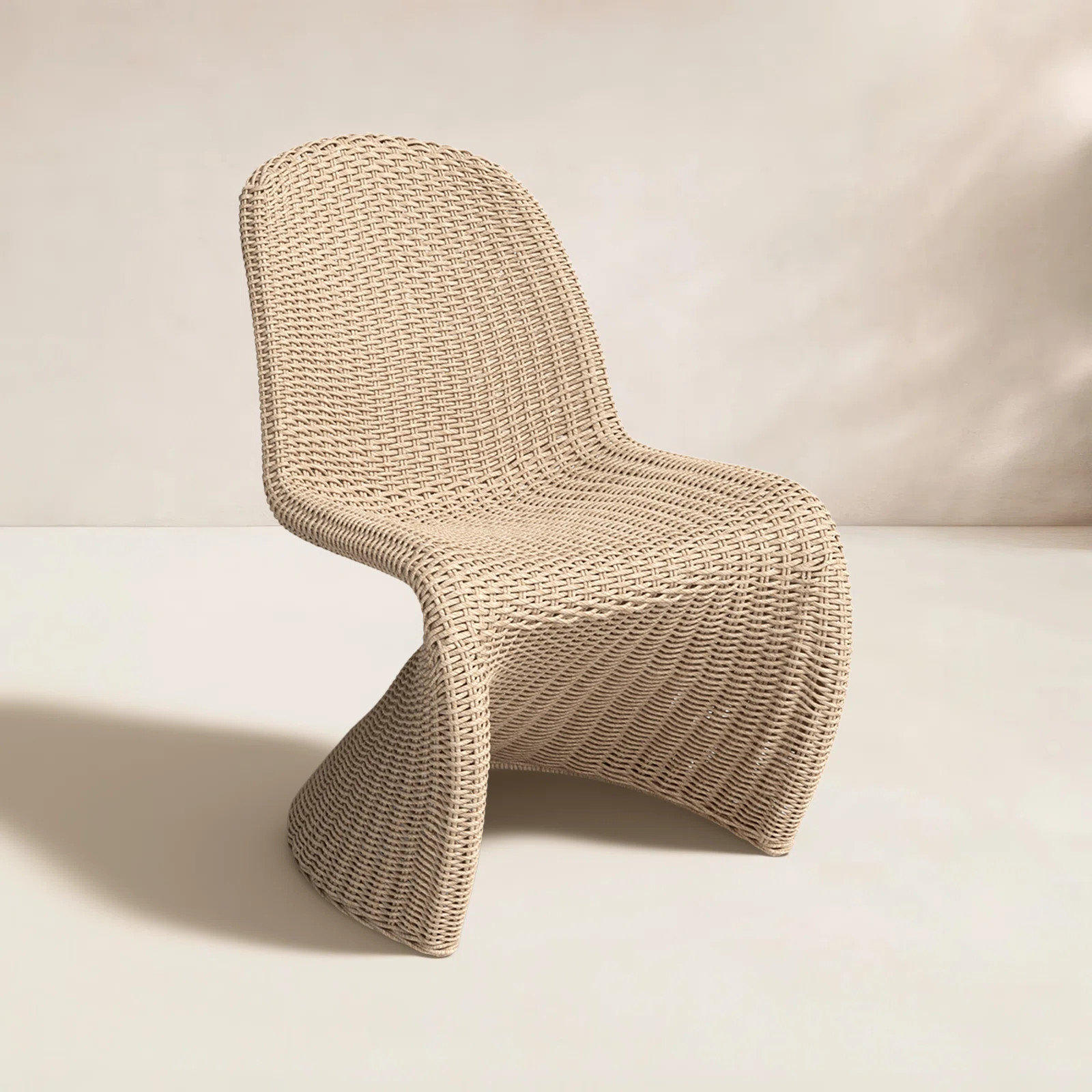 Daughtery Wicker Outdoor Dining Side Chair | Wayfair North America