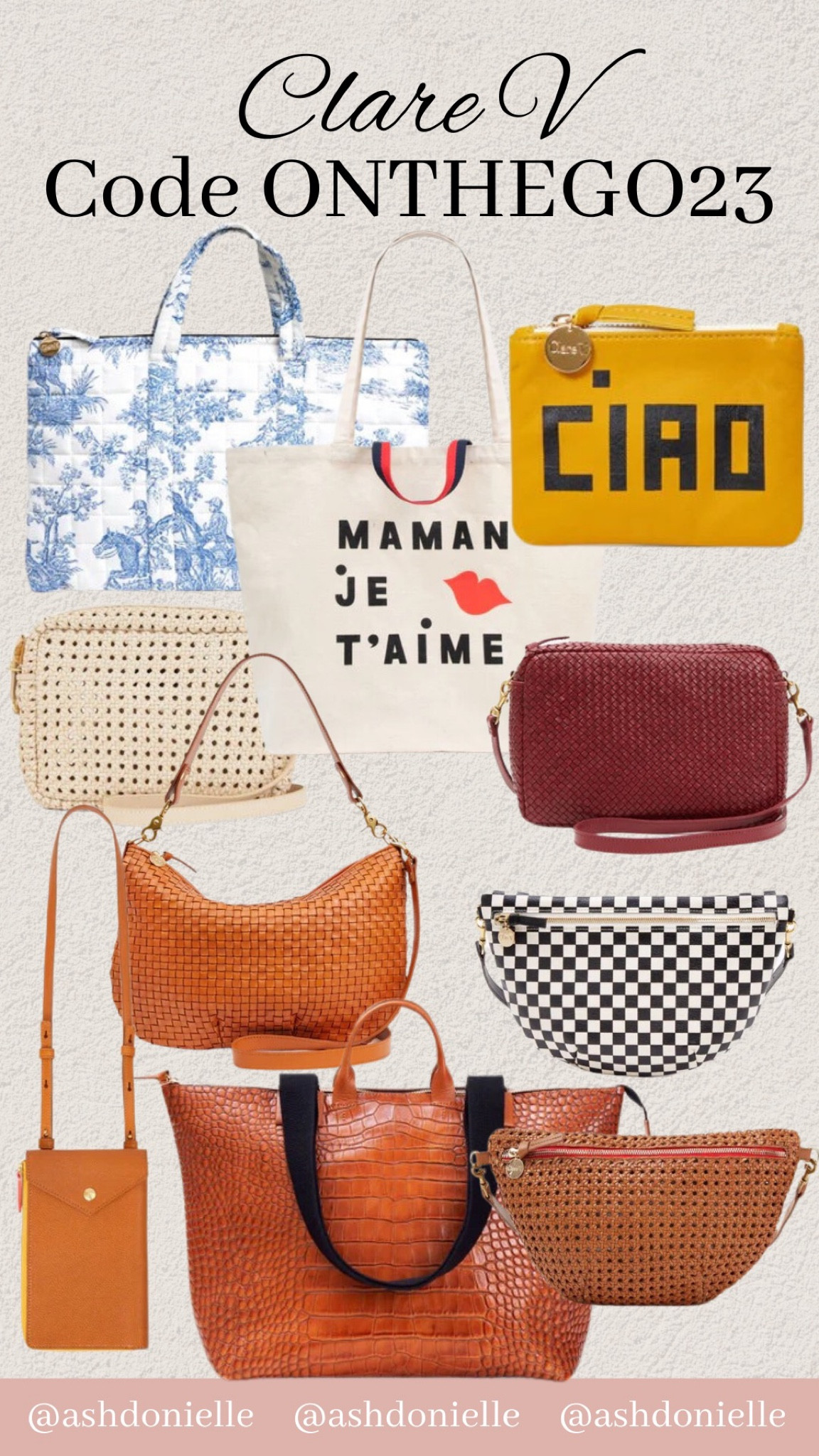 The cutest bags from Clare V!🤍

Purse. Tote. Bag. Travel tote. Weekender bag. Fall purse.

#LTKitbag #LTKstyletip #LTKSeasonal