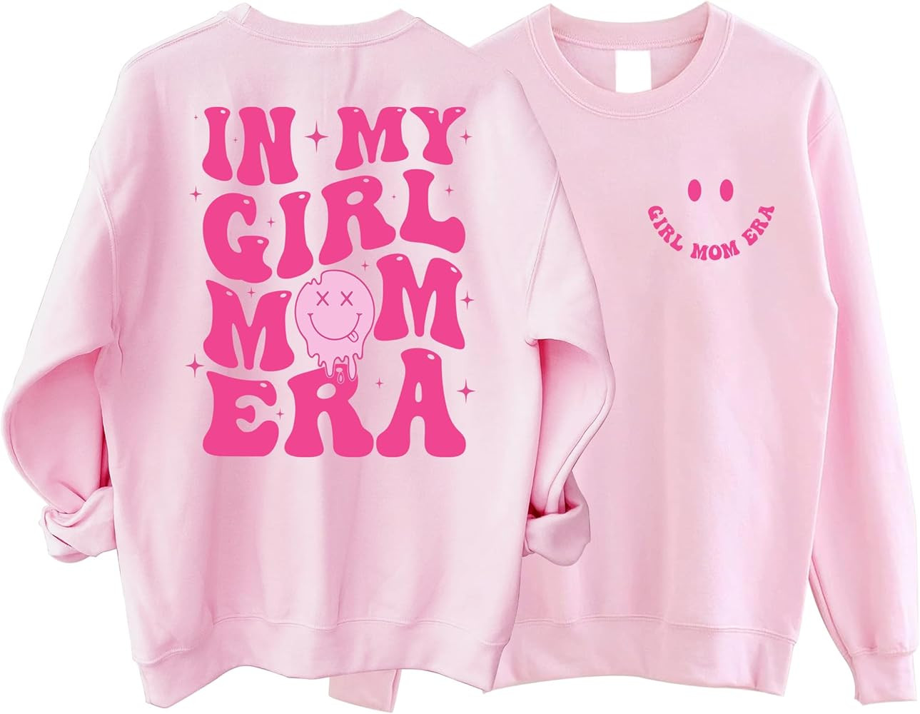 In My Girl Mom Era 2 Sided Sweatshirt, Girl Mama Sweater, New Girl Mama Sweatshirt, Mom Of Girls ... | Amazon (US)
