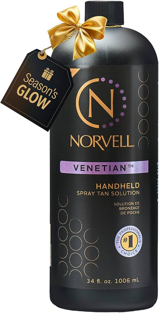 Norvell Premium Spray Tan Solution Venetian 1 Liter – Professional Sunless Tanning Formula for ... | Amazon (US)