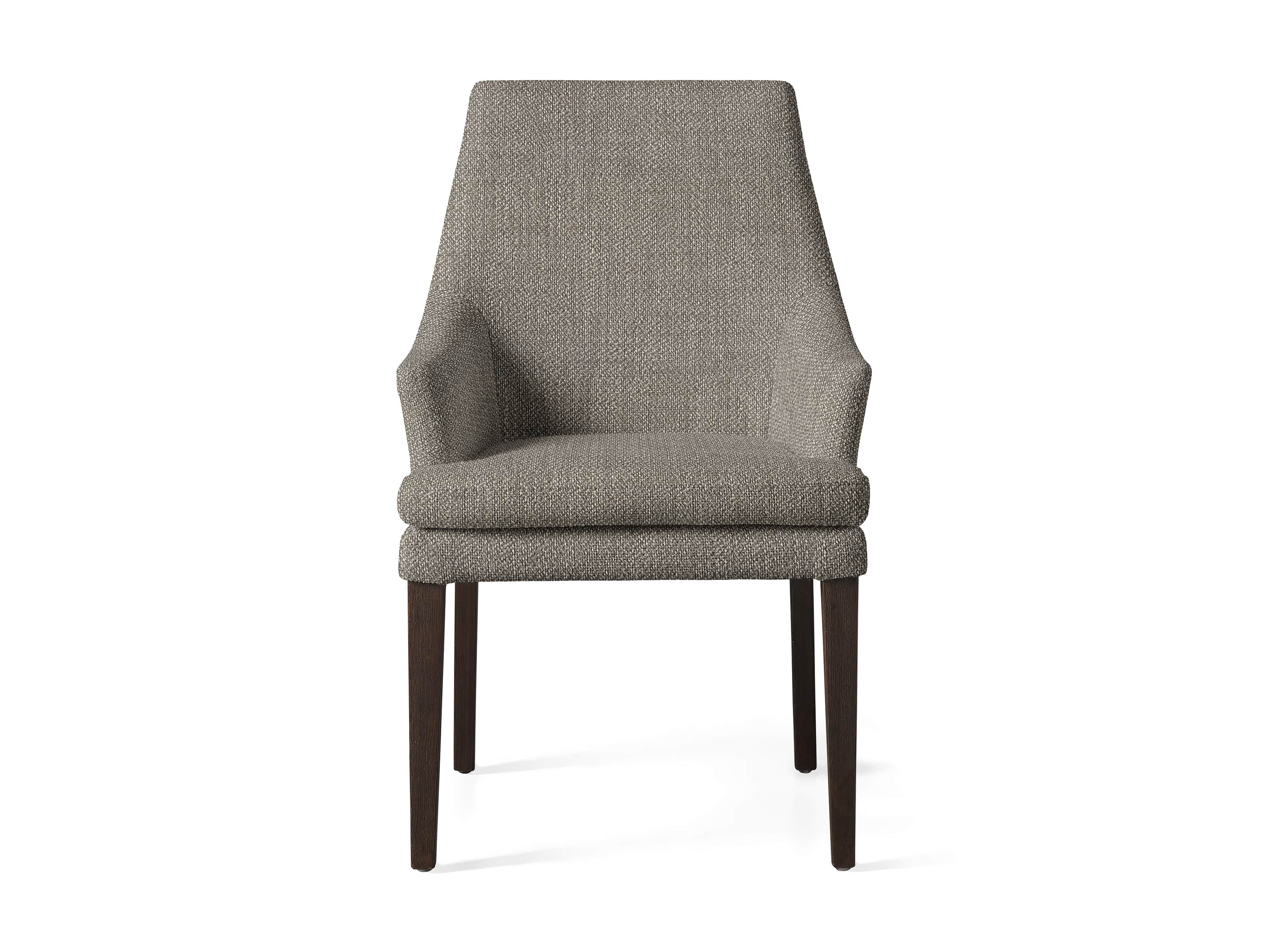 Lunden Dining Arm Chair in Moto Pumice | Arhaus