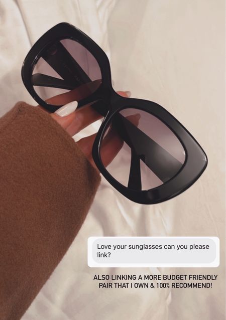 Designer sunglasses, budget friendly, gift idea #StylinbyAylin 

#LTKGiftGuide #LTKSeasonal #LTKstyletip