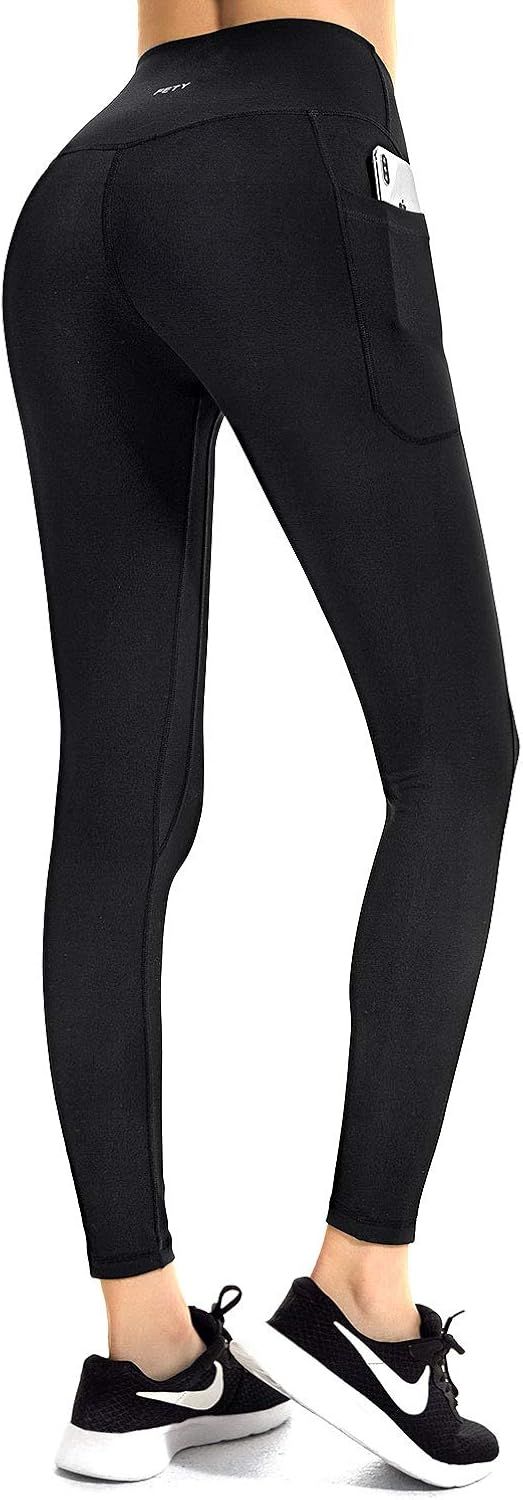FETY Women's Workout Leggings with Pockets High Waisted Pattern Yoga Pants for Women Tummy Contro... | Amazon (US)