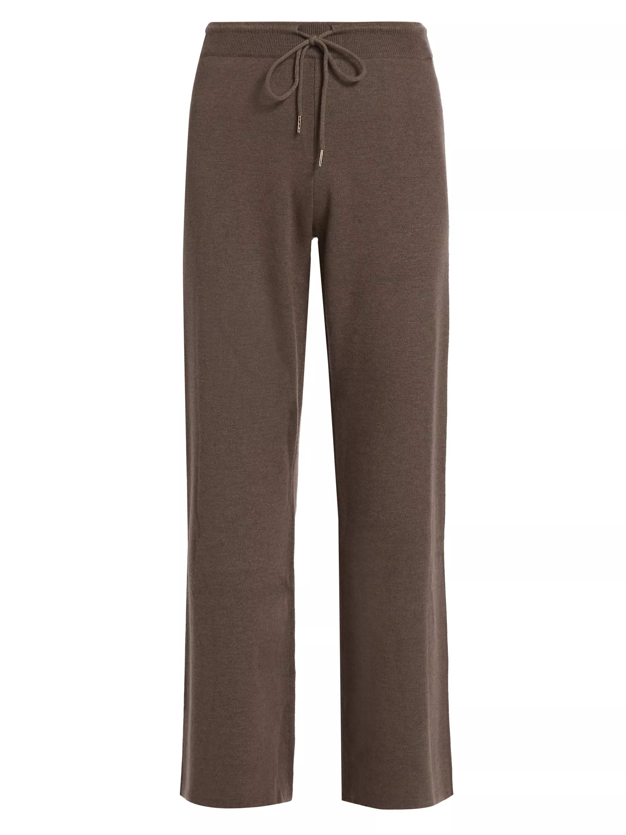 Double-Knit Wide-Leg Drawstring Pants | Saks Fifth Avenue